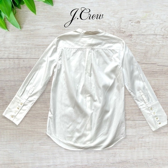 J.Crew Thomas Mason leather trim tunic top *shop@iamwarrior - Picture 6 of 11